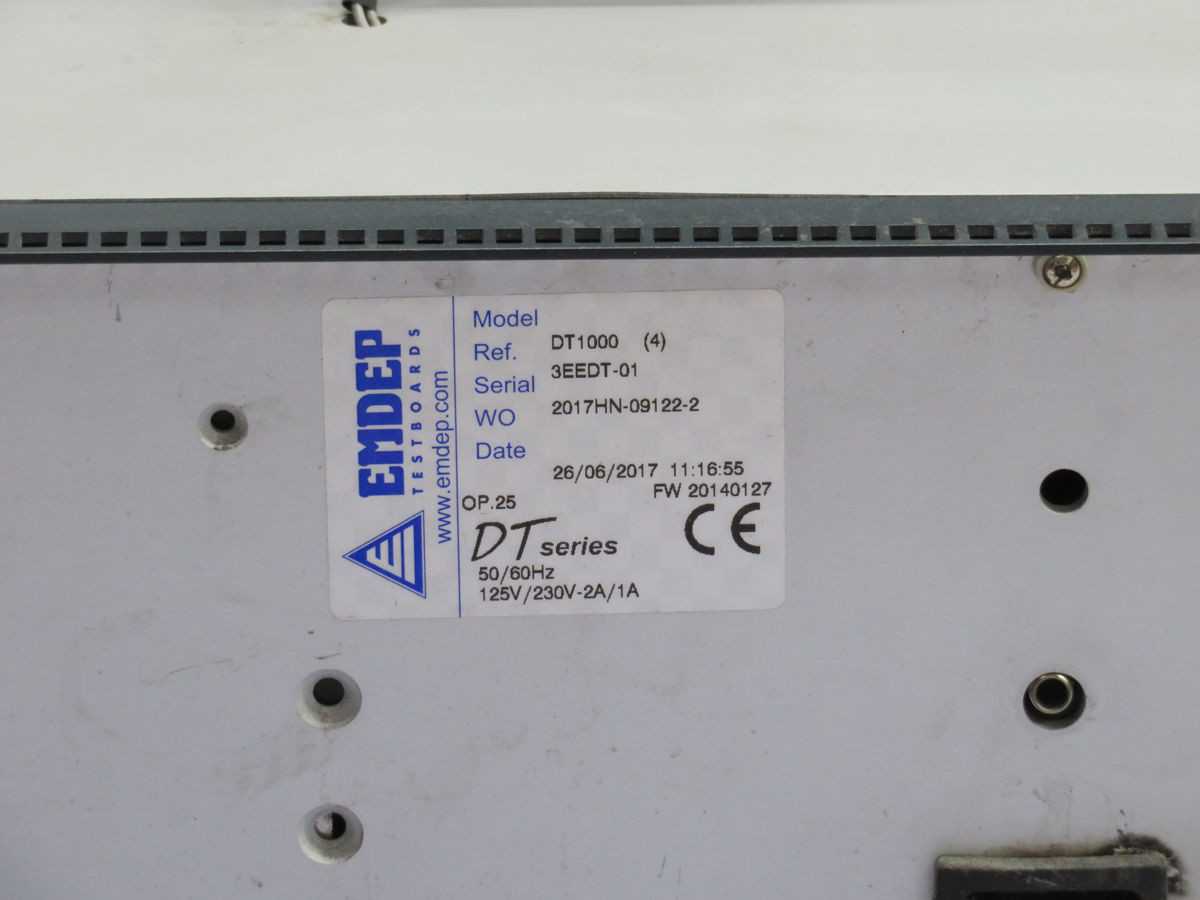 Emdep DT1000 Amplifier Testboard T253944 - Reliable Testing Solution - PLC MODULES
