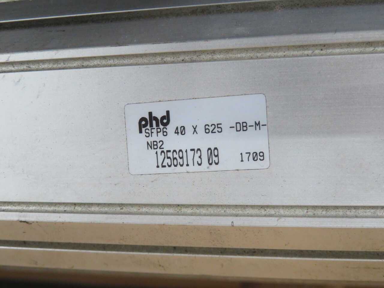 PHD SLD84 X 75-AE-AR-DB-H47-J8-M-PB PNEUMATIC COMPACT THRUSTER SLIDE ASSY T271422 - GUIDED SLIDE CYLINDER