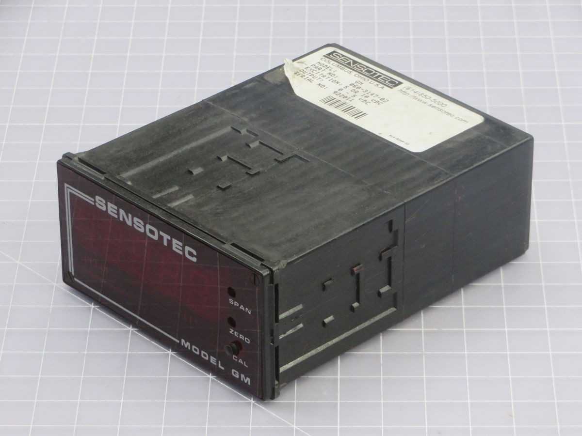 SENSOTEC GM 060-3147-02 DIGITAL PRESSURE DISPLAY T247291 - HMIS & DISPLAYS