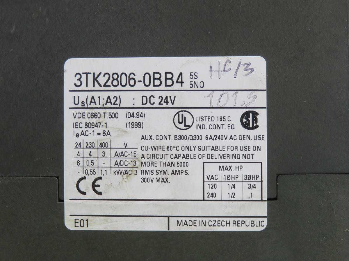 SIEMENS 3TK2806-0BBA CONTACTOR SAFETY COMBINATION T218132 - CONTACTORS