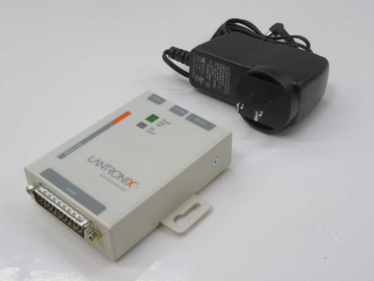 LANTRONIX MSS100-21 COMPUTER T231627 - PLC MODULES