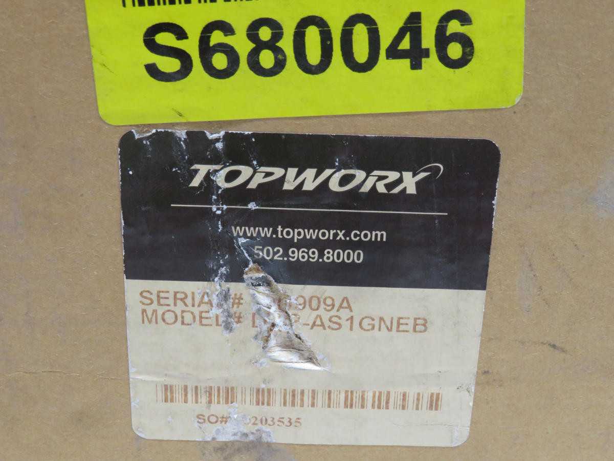 TOPWORX DXP-AS1GNEB DXP DISCRETE VALVE CONTROLLER T210450 - CONTROL CABINETS