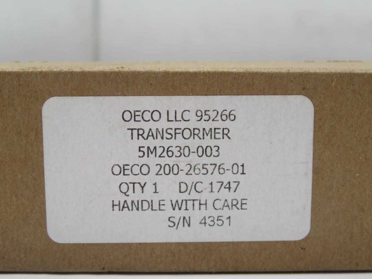 OECO 5M2630-003 TRANSFORMER T241081 - POWER TRANSFORMERS