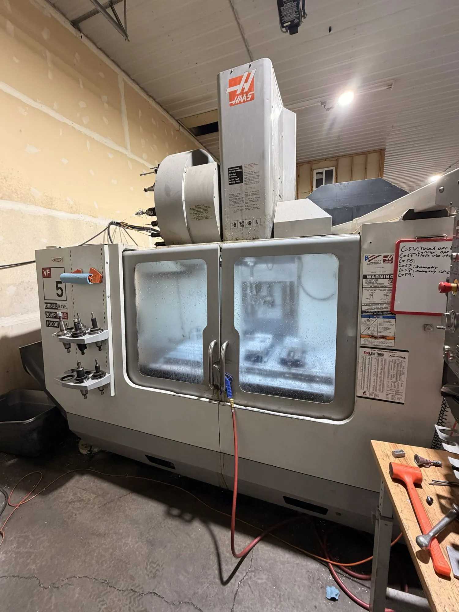 2007 Haas VF-5/50XT CNC Vertical Machining Center With 30 HP Spindle Power - VERTICAL MACHINING CENTERS