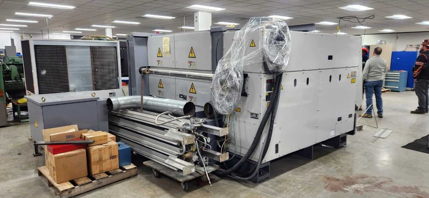 2002 MAZAK STX-44 1.5 KW CO2 LASER, 50"X50"X5.5" TRAVEL, MAZATROL CNC - FLATBED LASER CUTTERS