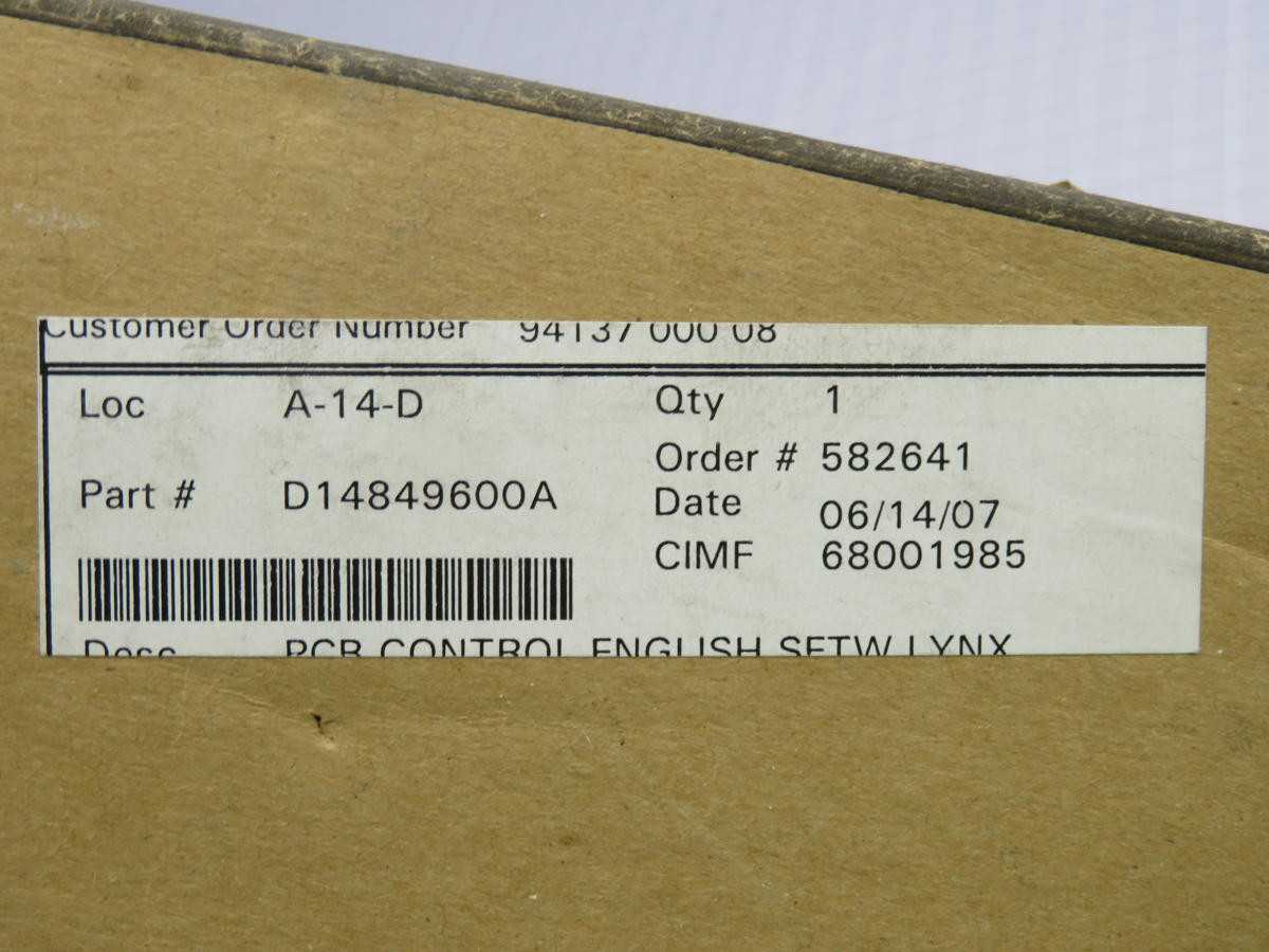 Mettler Toledo D14849600A Main PCB Circuit Board T217592 - PCB CIRCUIT BOARDS