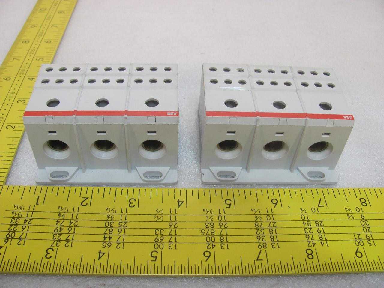 2 ABB 35620926 DISTRIBUTION BOX T9665 - FUSES