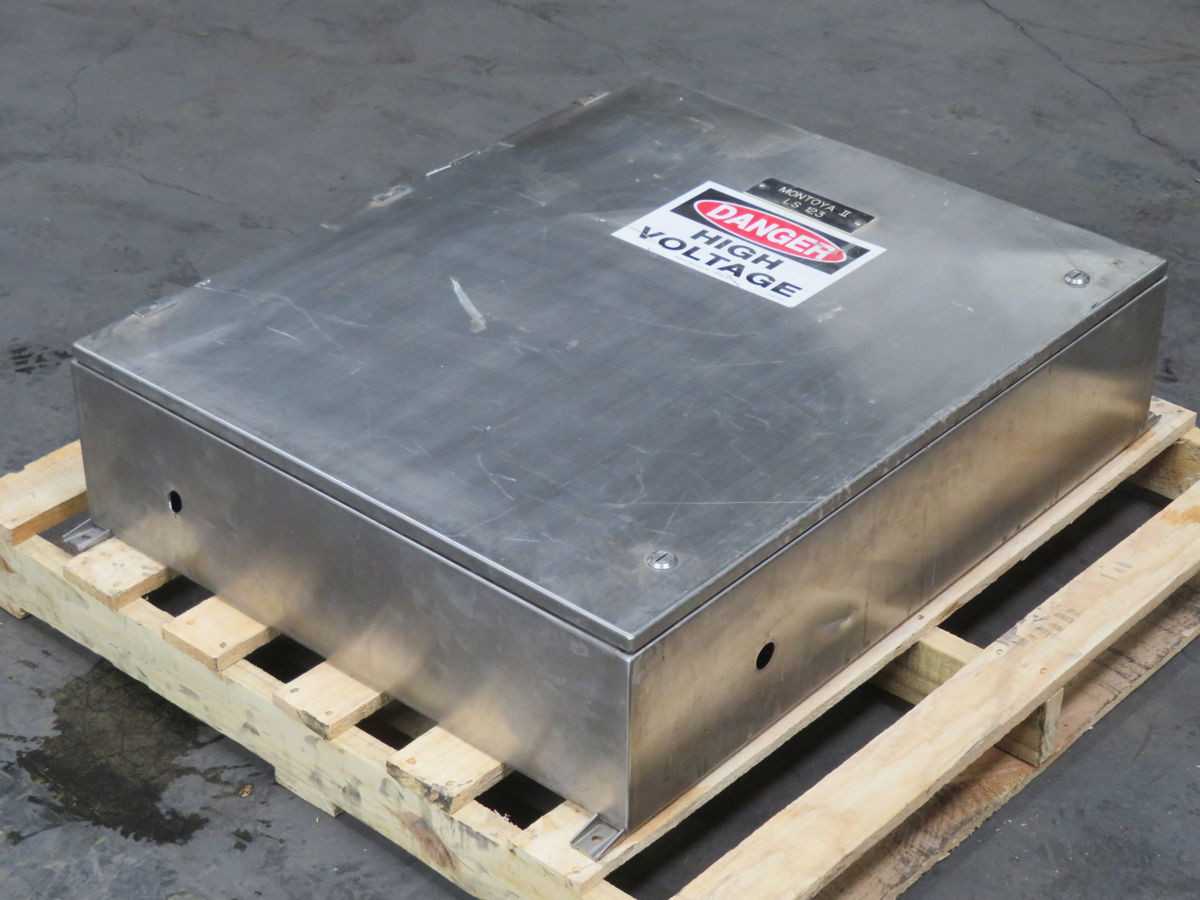 Hoffman A-160 Stainless Steel Control Panel Enclosure T254017 - ELECTRICAL ENCLOSURES