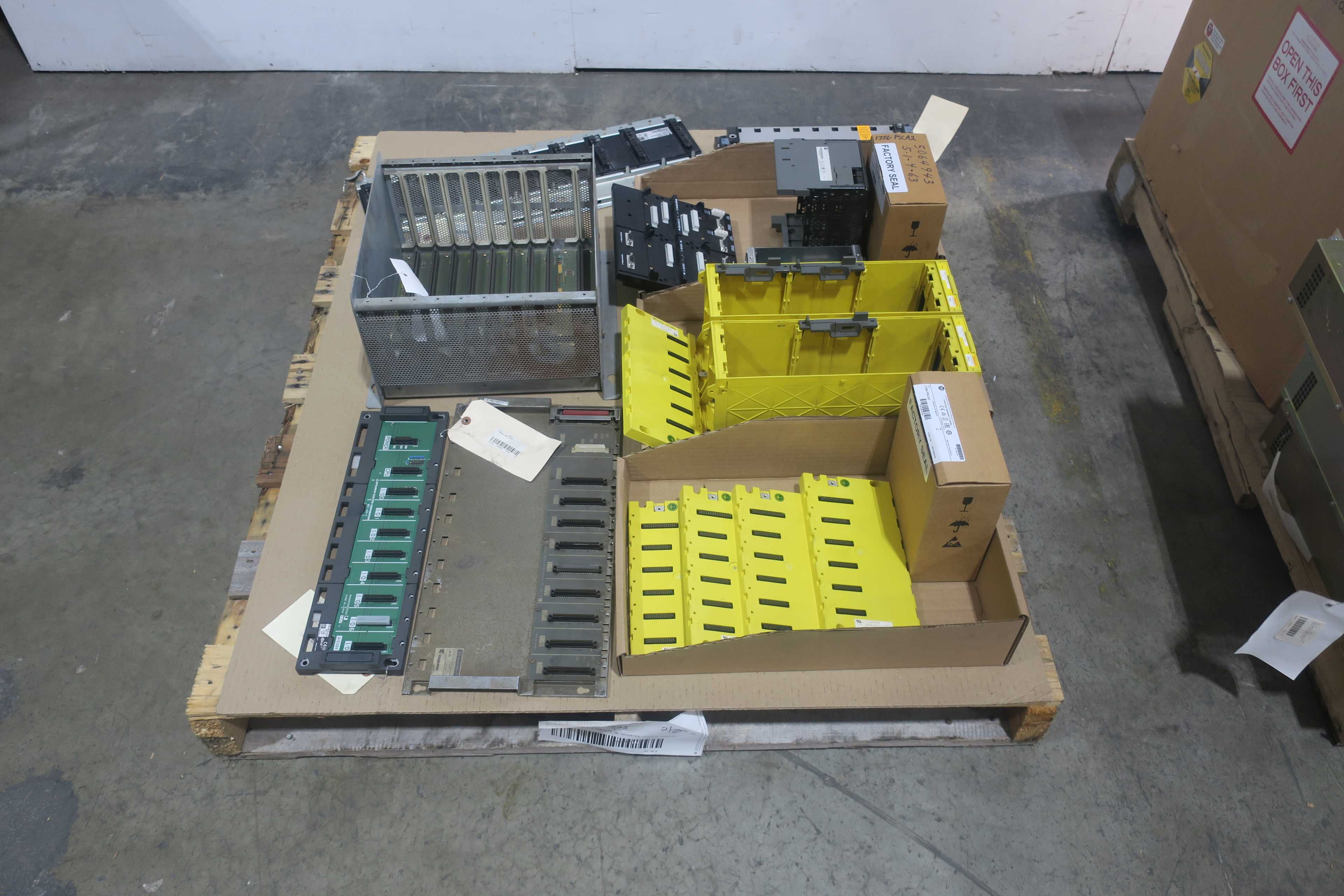 SKU 1785293 - 2 PALLETS OF ASSORTED CHASSIS MODULES - PLC MODULES