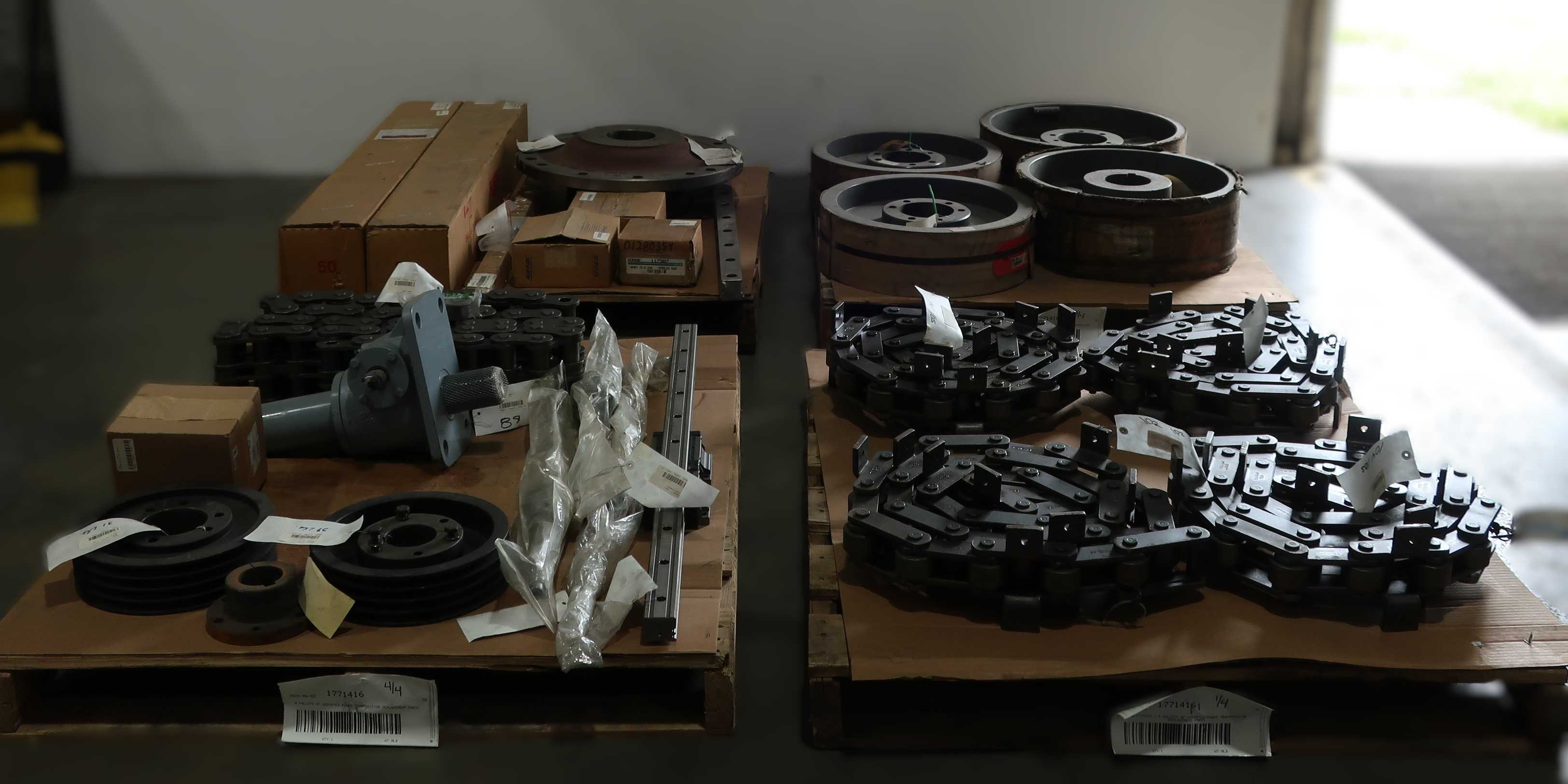 SKU 1771416 - 4 PALLETS OF ASSORTED POWER TRANSMISSION REPLACEMENT PARTS - POWER TRANSMISSION