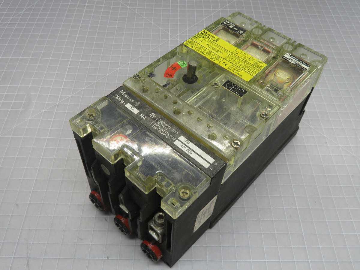 MOELLER ZM6A-60-NA MOLDED CASE CIRCUIT BREAKER T208776 - CIRCUIT BREAKERS