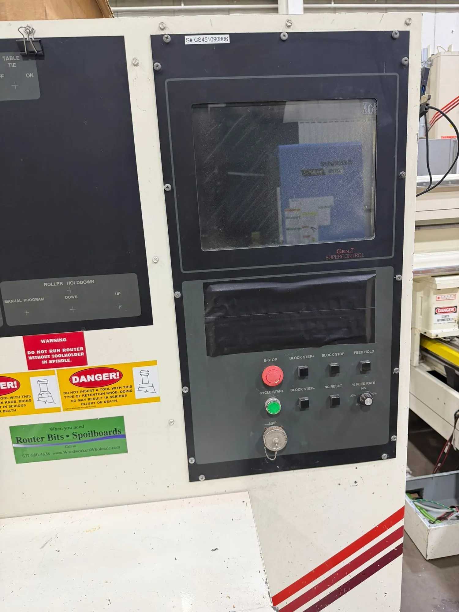2006 Thermwood CS45 CNC Router 5'X10' 3-Axis 12HP Spindle & 7 ATC - Gen II Control - CNC ROUTERS