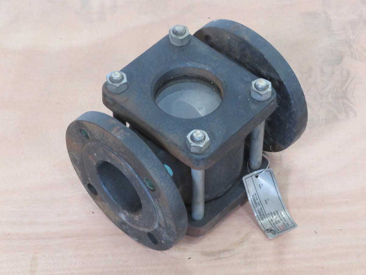 Jacoby-Tarbox 910-3B Sight Flow Indicator 7-7/8 X 2 Pipe T209945 - FLOW INDICATORS