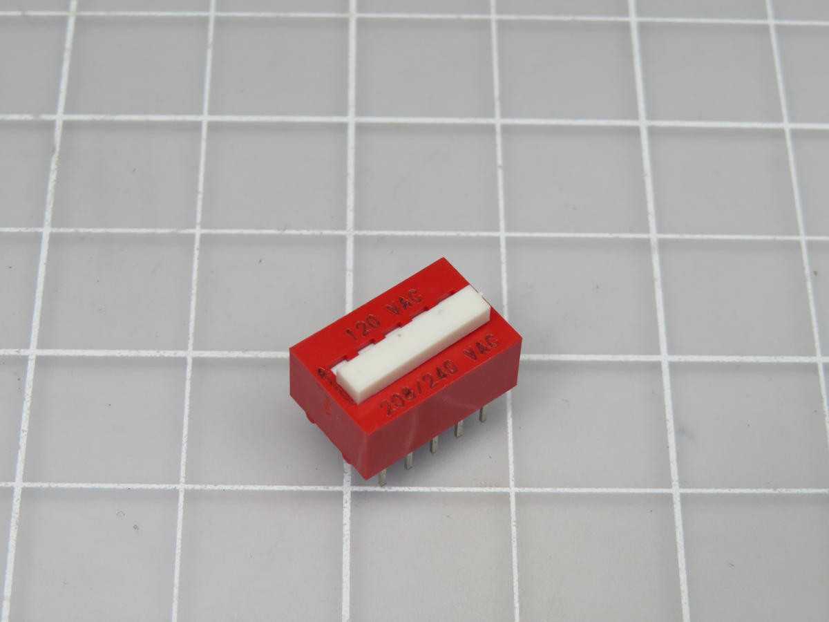 LOT OF 2400 JIA14 SWITCH DIP 5 POLE RED T195142 - SWITCHES
