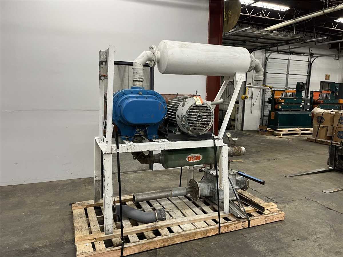 50 HP Mac Vacuum Conveyor With Surge Bin & Airlock - STORAGE & HANDLING EQUIPMENT