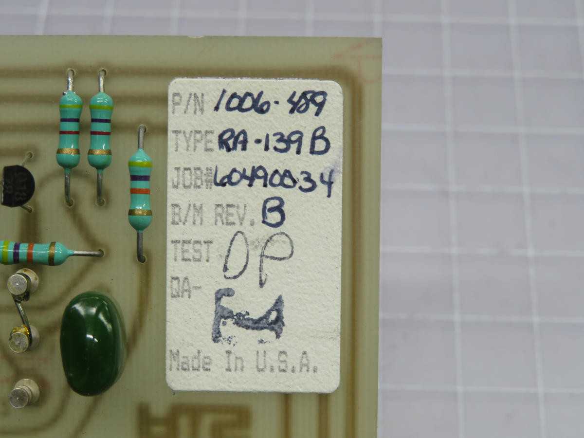 RIOCHESTER INSTRUMENT SYSTEMS CIRCUIT BOARD T219678 - PCB CIRCUIT BOARDS