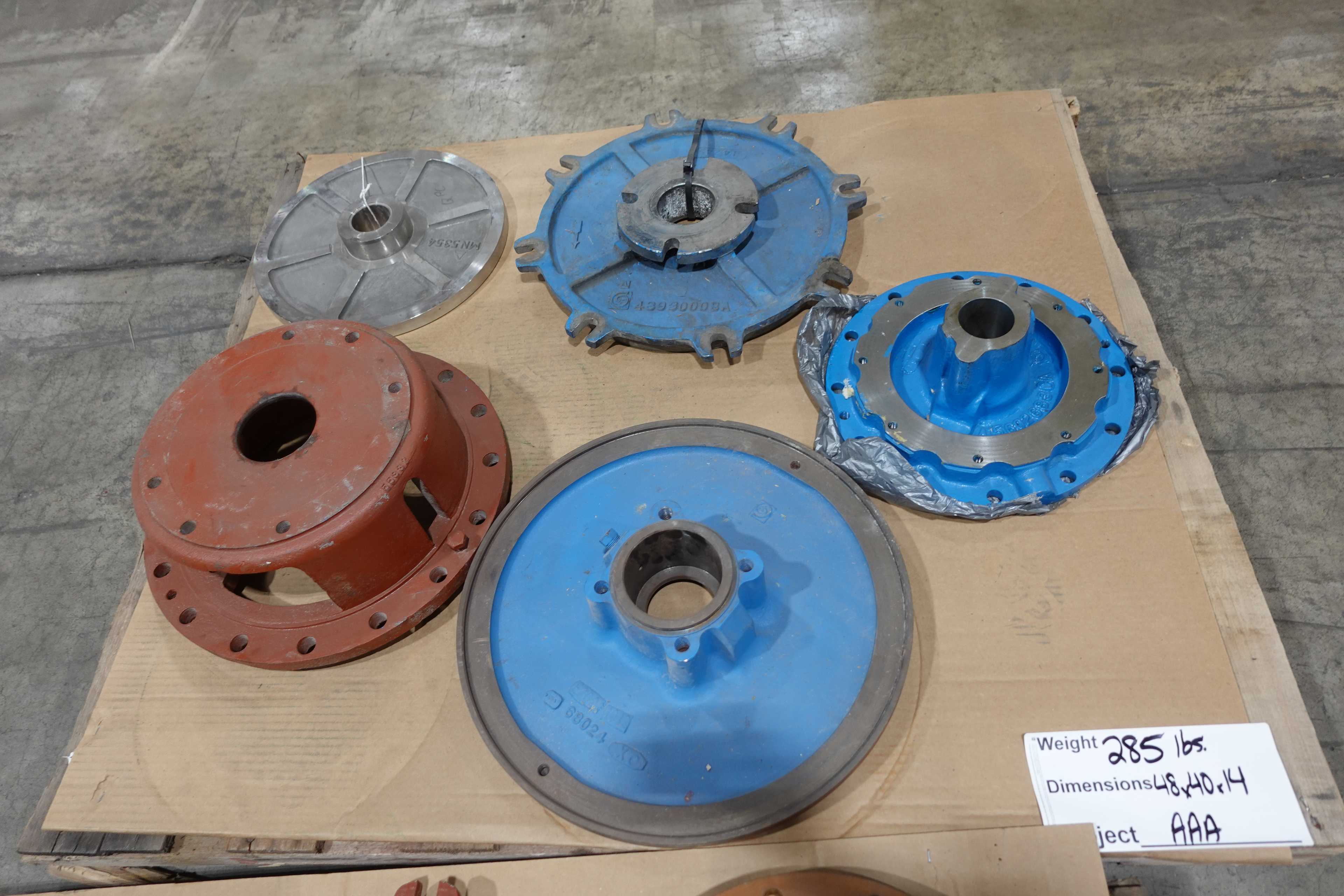 SKU 1775606 - 2 PALLETS OF ASSORTED PUMP PARTS - PUMPS