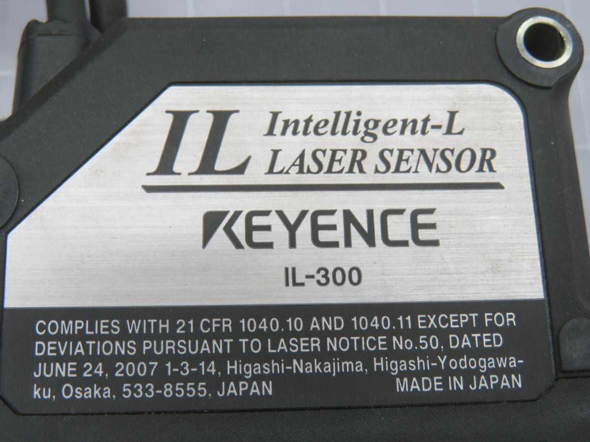 KEYENCE IL-300 SENSOR HEAD T224027 - SENSORS