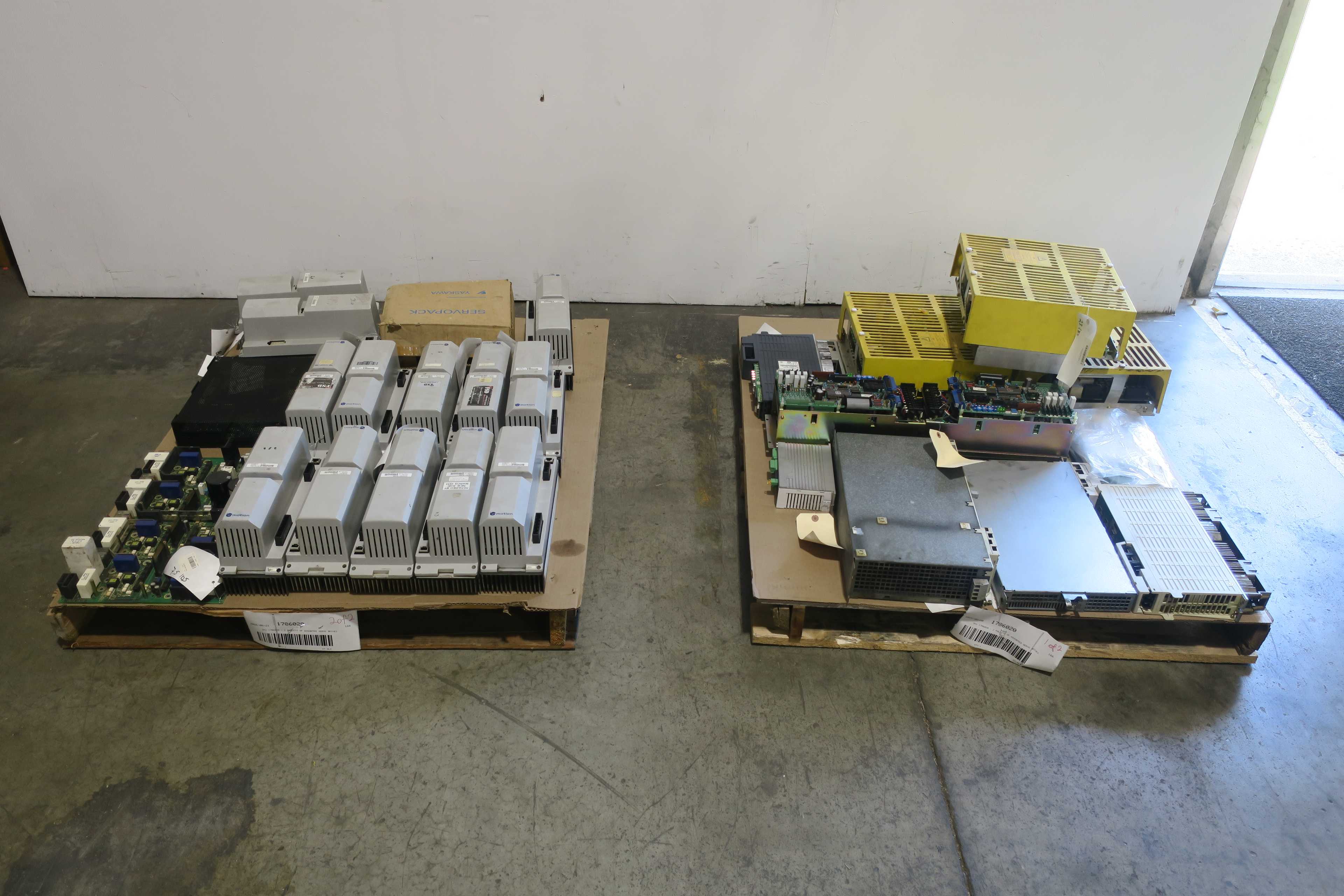 SKU 1786020 - 2 PALLETS OF ASSORTED SERVO DRIVES - SERVO DRIVES