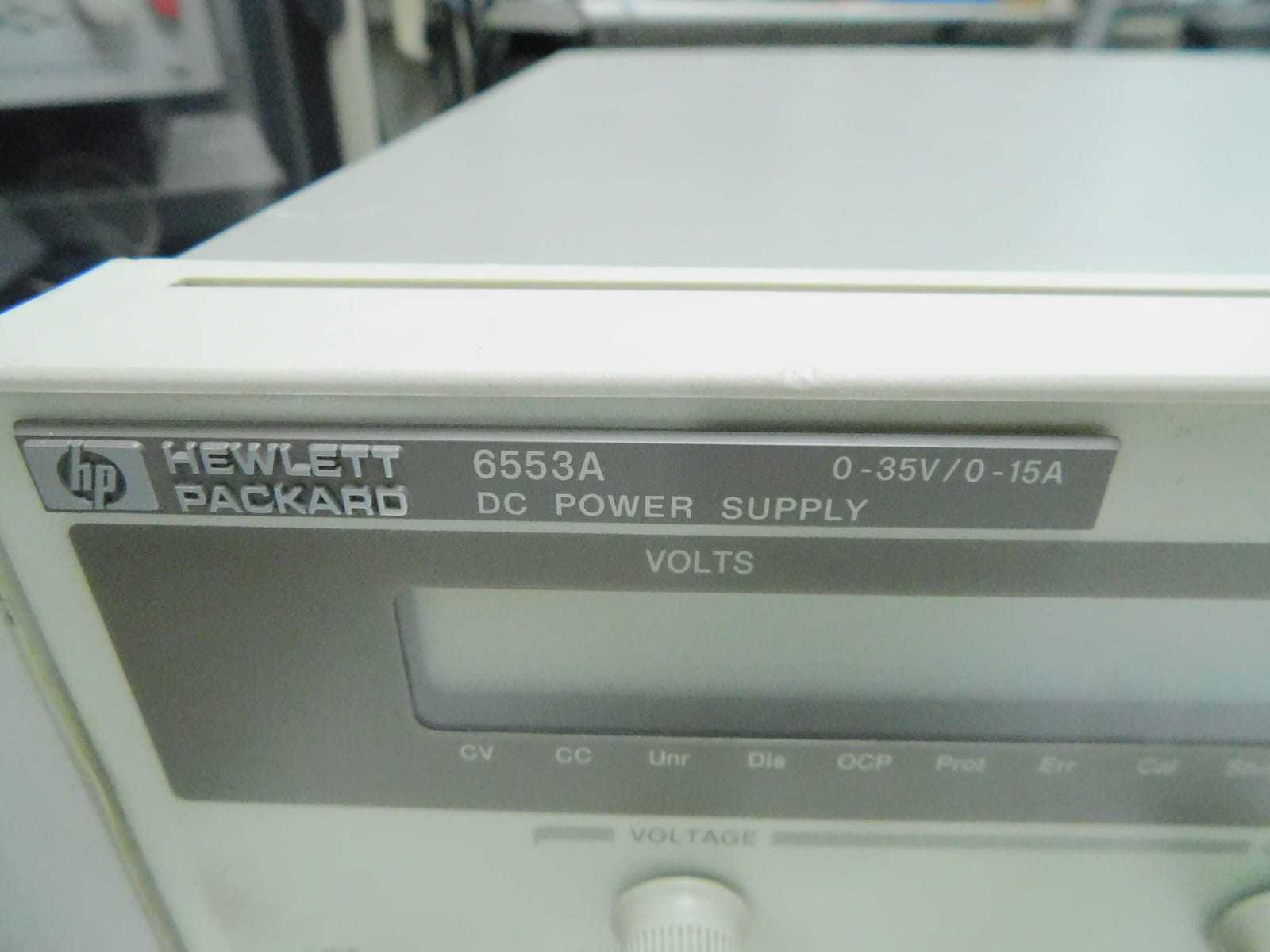 HP 6553A DC POWER SUPPLY 0-35V/0-15A M7702 - POWER SUPPLIES