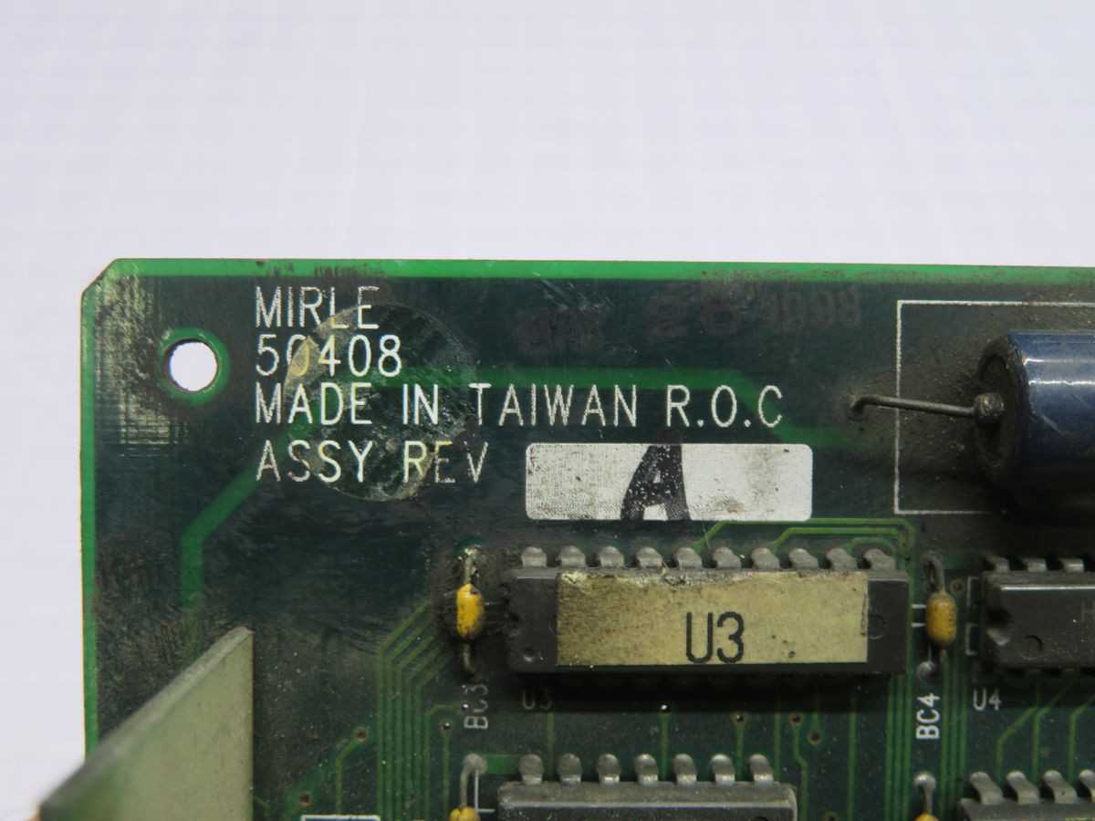 MIRLE 50408 CIRCUIT BOARD T254820 - PCB CIRCUIT BOARDS