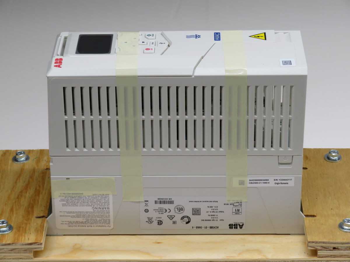 ABB ACH580-01-04A8-4 HVAC DRIVE AC 3.0HP 400/480V 4.8A VT N1 T255125 - AC VFD DRIVES
