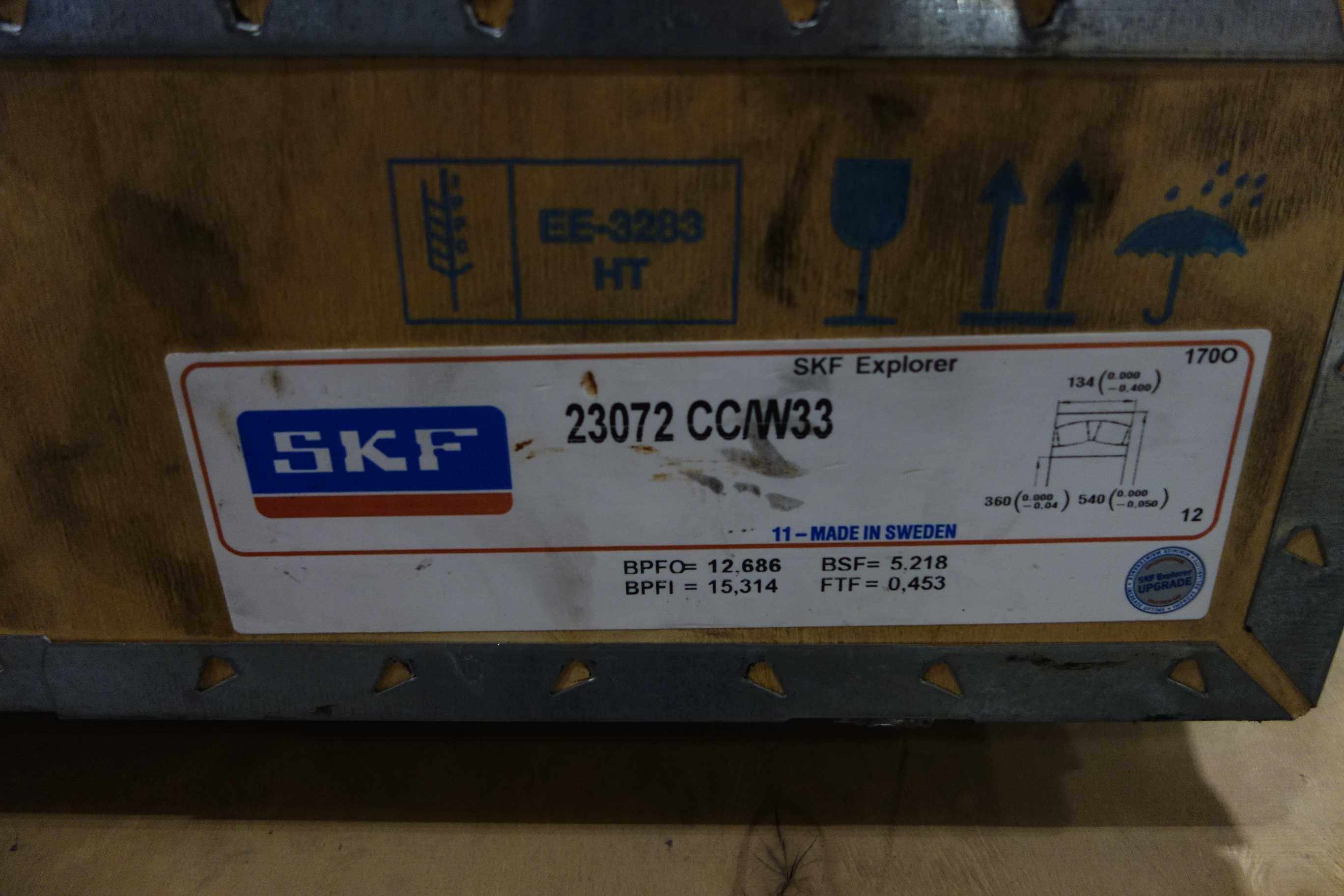 SKU 1772502 - PALLET OF ASSORTED SKF BEARINGS - BEARINGS