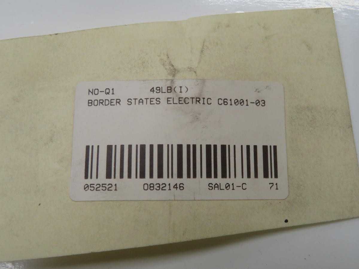 LOT OF 800 BORDER STATES ELECTRIC C61001-04 WIRE T241901 - ELECTRICAL WIRE