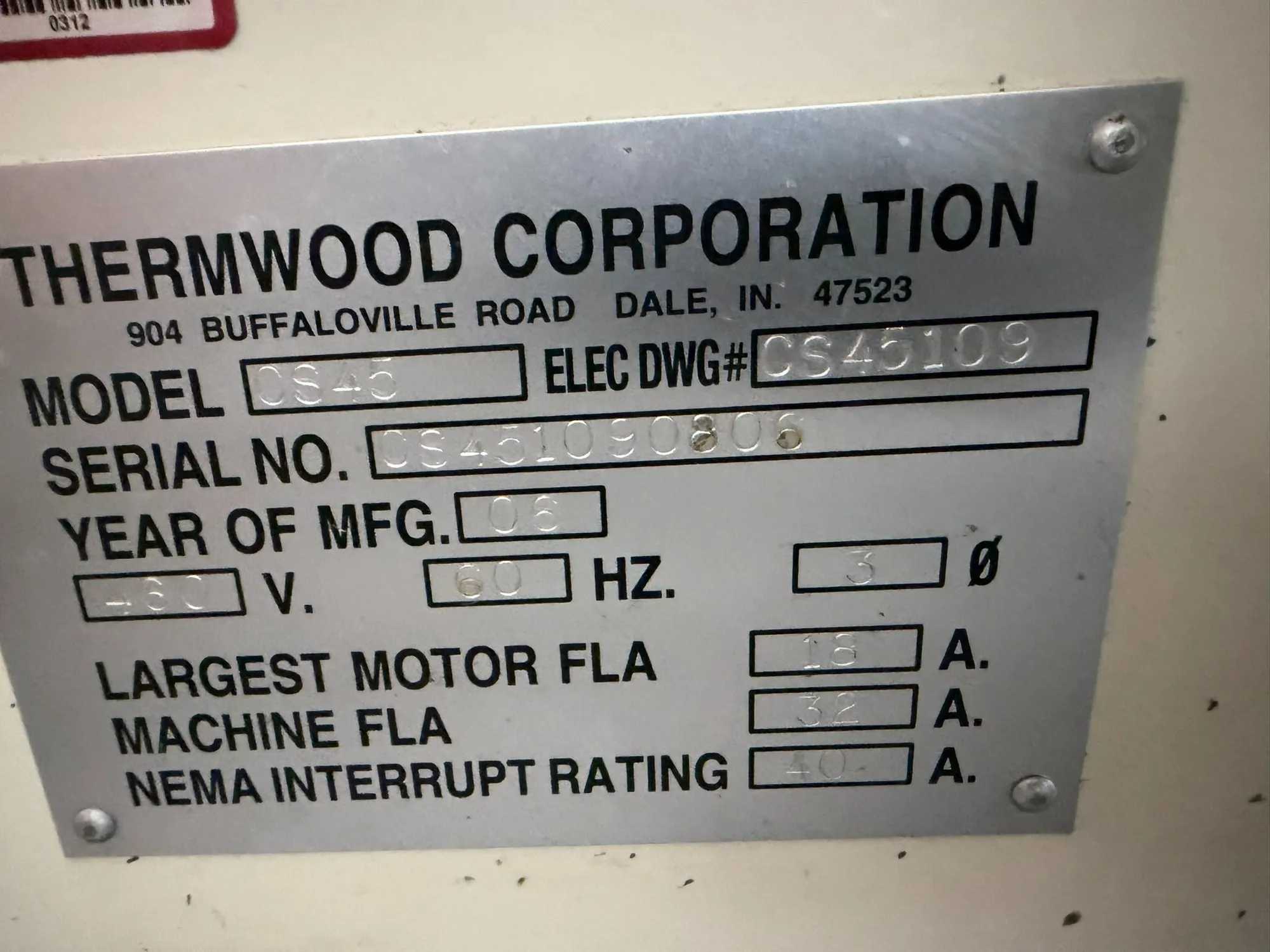 2006 Thermwood CS45 CNC Router 5'X10' 3-Axis 12HP Spindle & 7 ATC - Gen II Control - CNC ROUTERS