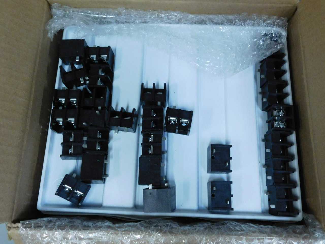 LOT OF 300 WOODLAND 0386690021 SR BTS .500 2CKT PC TERM BHD NO END T149034 - TERMINAL BLOCKS