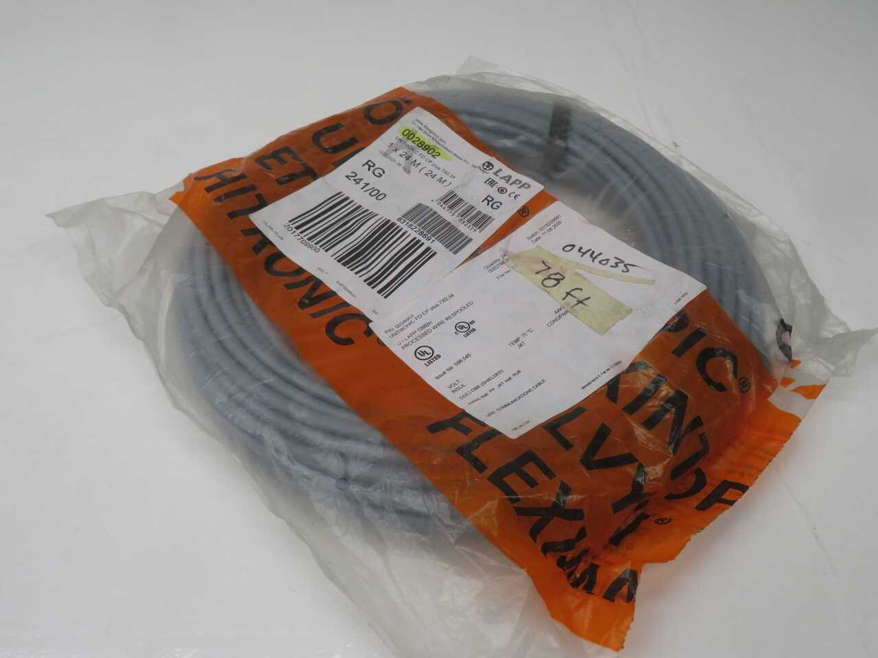 LAPP 0028902 Shielded Continuous-Flex Control Cable, 7C, 22 AWG, PUR - 75 Ft - ELECTRICAL WIRE