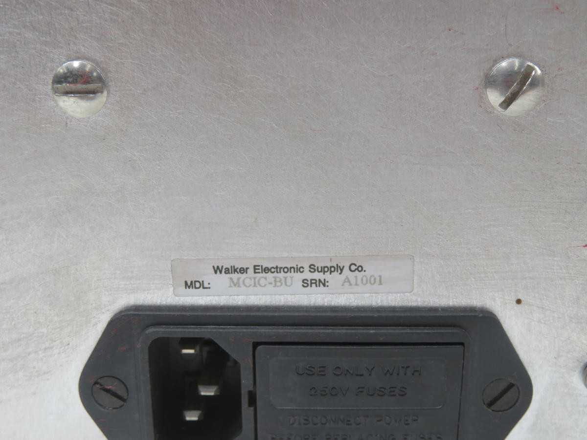 David Clark MCIC-BU Multi-Channel Desktop Intercom T236262 - AUTOMATION & CONTROLS