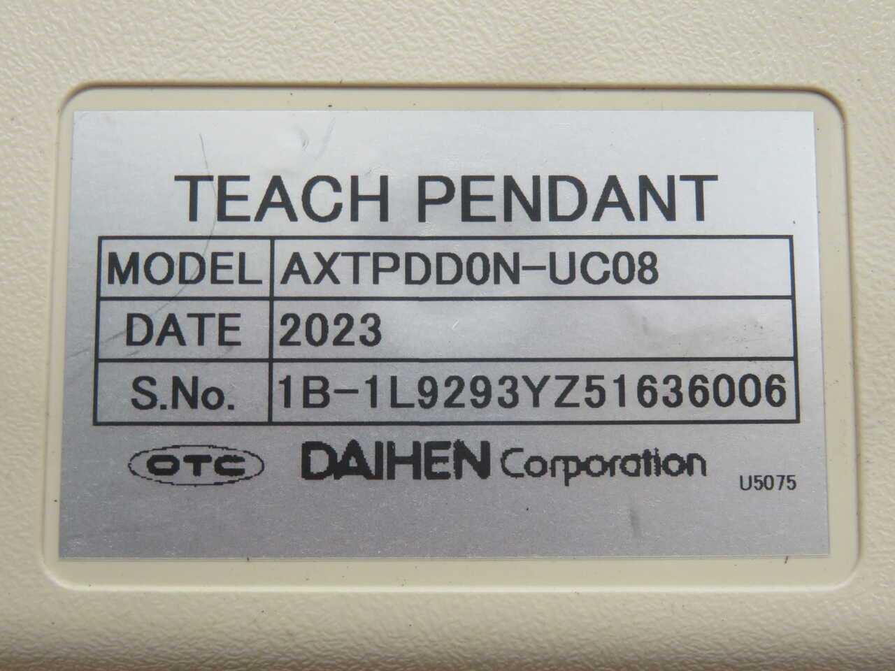DAIHEN AXTPDD0N-UC08 TEACH PENDANT T271264 - TEACH PENDANTS