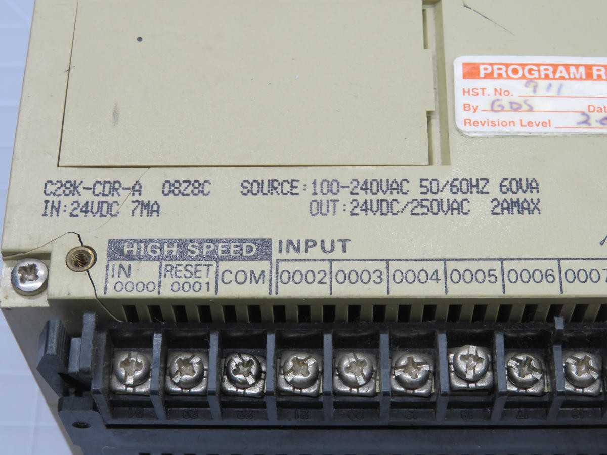 Omron Sysmac C28K C28K-CDR-A Programmable Logic Controller T218064 - PLC MODULES