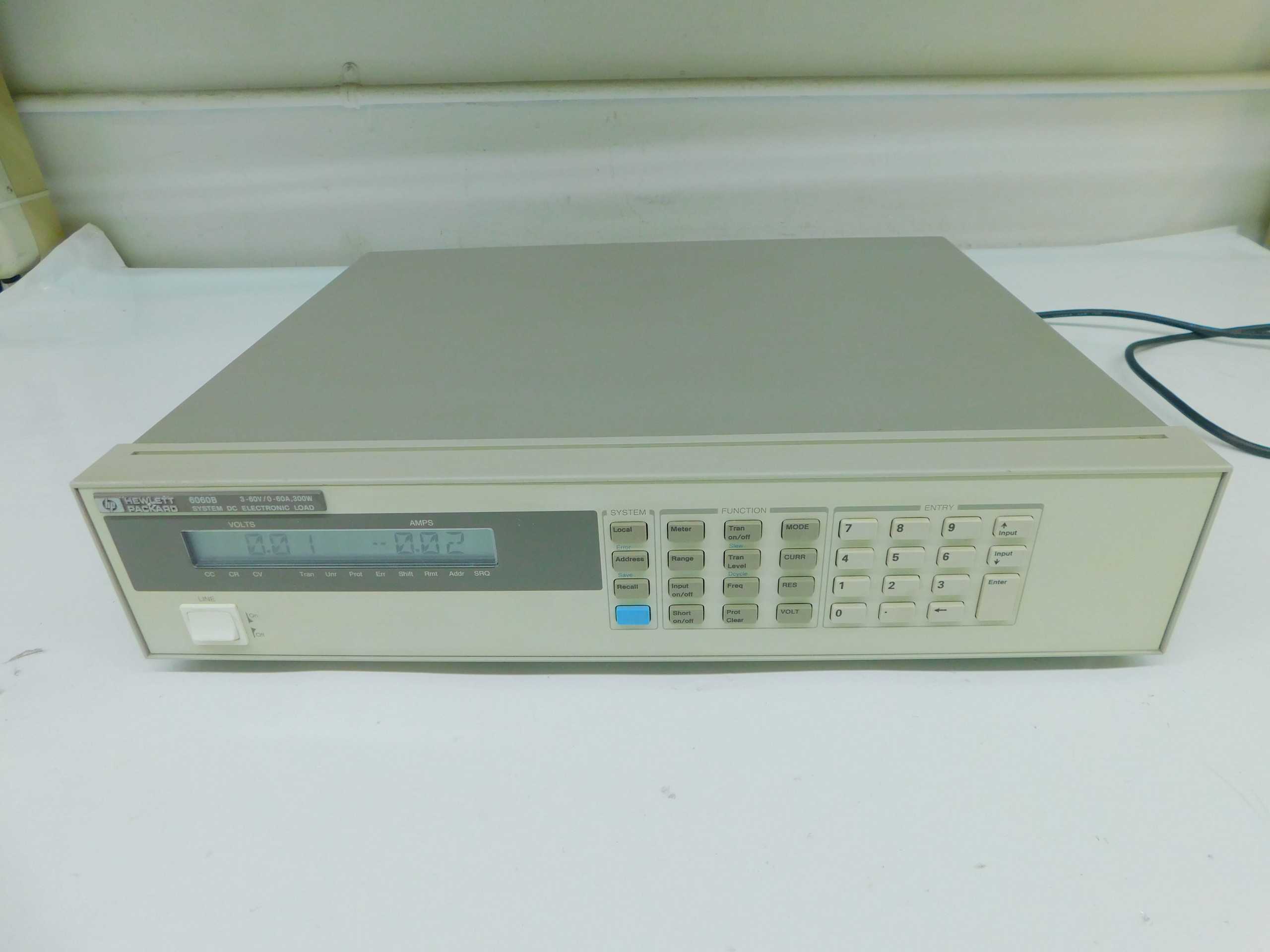 HP 6060B DC ELECTRONIC LOAD 3-60V 0-50A 300W - TESTED GOOD - POWER SUPPLIES