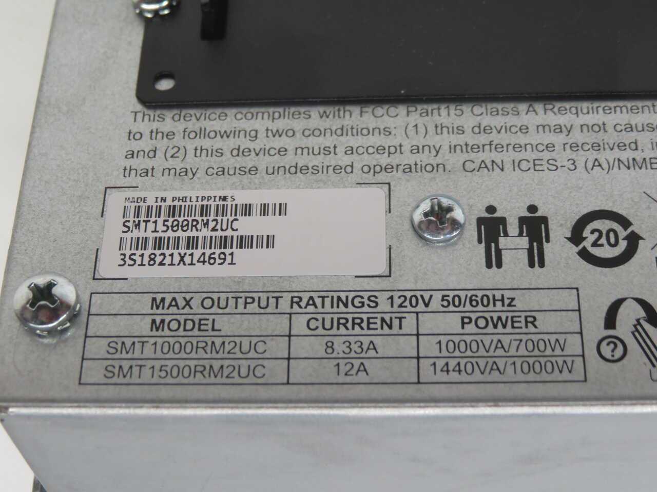 APC SMT1500RM2UC Smart-UPS Line-Interactive UPS - Reliable Power Protection - COMPUTER & PERIPHERAL UPS