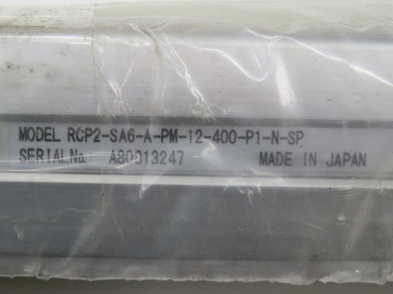 IAI RCP2-SA6-A-PM-12-400-P1-N-SP ELECTRIC SLIDER ACTUATOR T271819 - SERVO