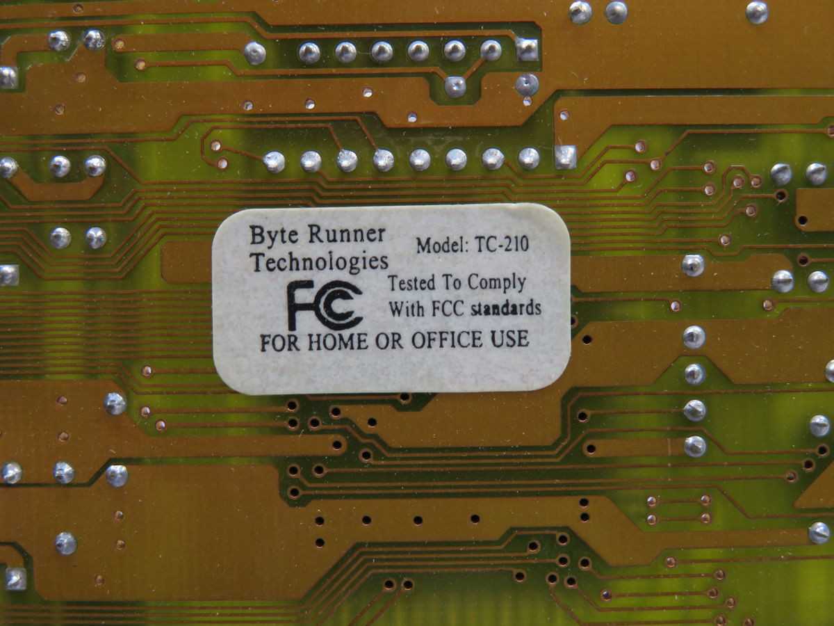 BYTE RUNNER TECHNOLOGIES TC-210 HIGH SPEED TURBO I/O CARD T253407 - PLC MODULES