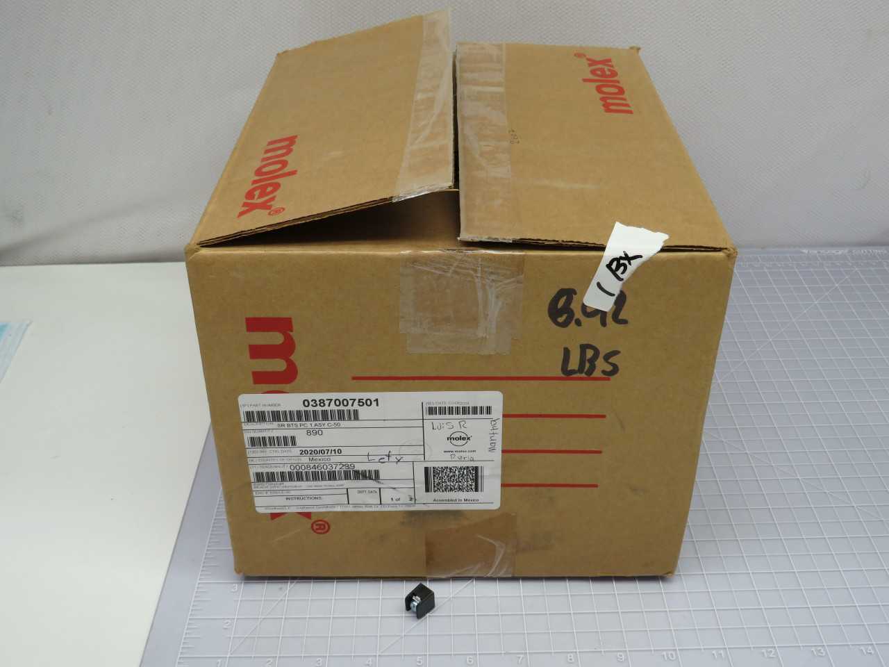 LOT OF 800 MOLEX 0387007501 BARRIER TERMINAL BLOCKS SR BTS PC 1 ASY C-50 T174476 - TERMINAL BLOCKS