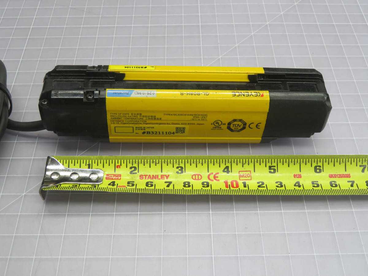 KEYENCE GL-R08H-R LIGHT CURTAIN T236615 - SENSORS