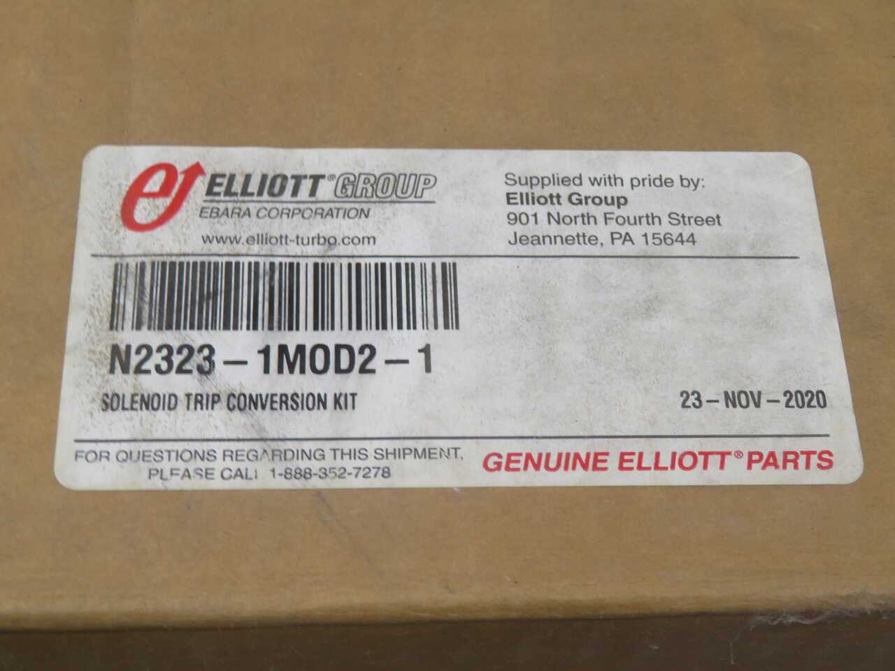 ELLIOTT N2323-1MOD2-1 SOLENOID TRIP CONVERSION KIT T269917 - SOLENOID VALVE
