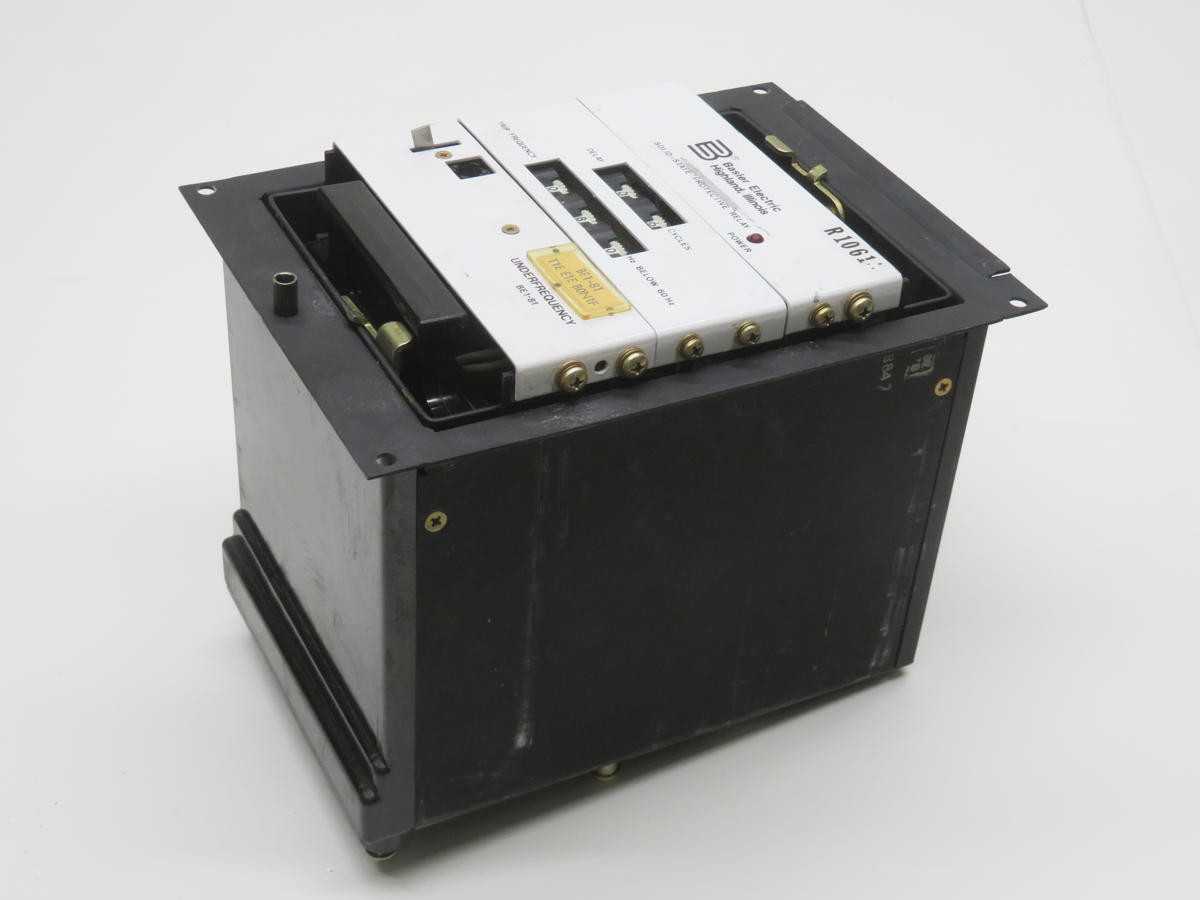 BASLER BE1-81-T1E-E1E-B0N1F SOLID-STATE PROTECTIVE RELAY T210539 - PROTECTION RELAY