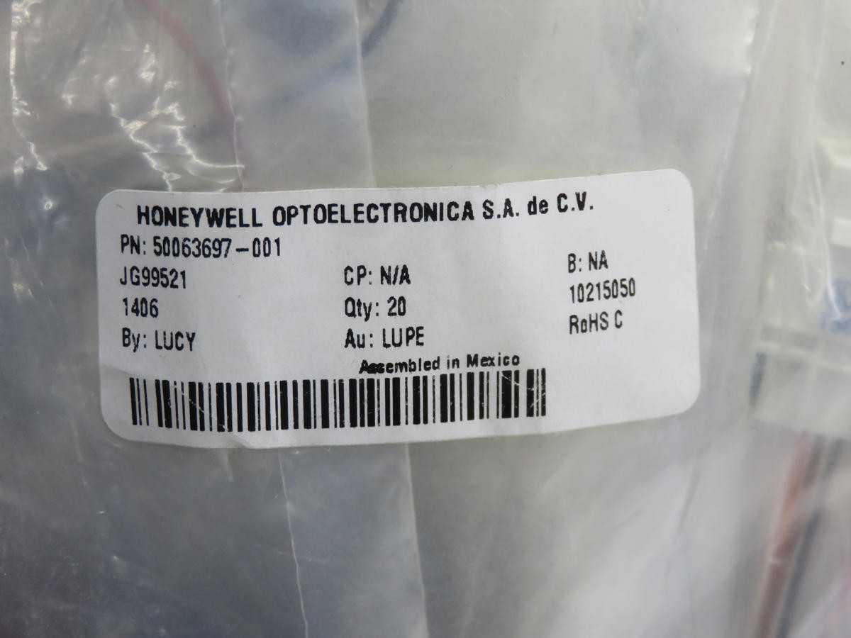 LOT OF 20 HONEYWELL 50063697-001 SWITCH ASSY T225280 - SWITCHES