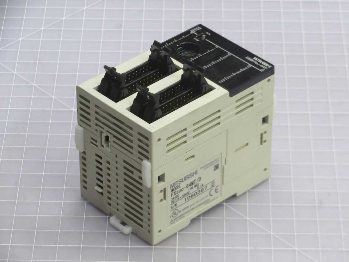 MITSUBISHI FX3UC-64MT/D PROGRAMMABLE LOGIC CONTROLLER T247340 - PLC MODULES