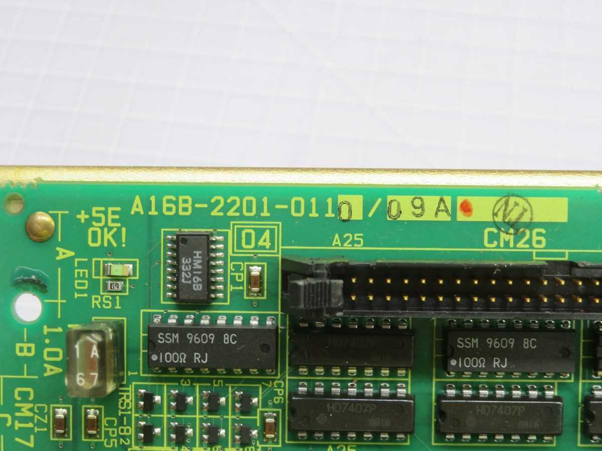 FANUC A16B-2201-0110/09A PCB - MACHINE OPERATOR PANEL INTERFACE T258719 - PCB CIRCUIT BOARDS