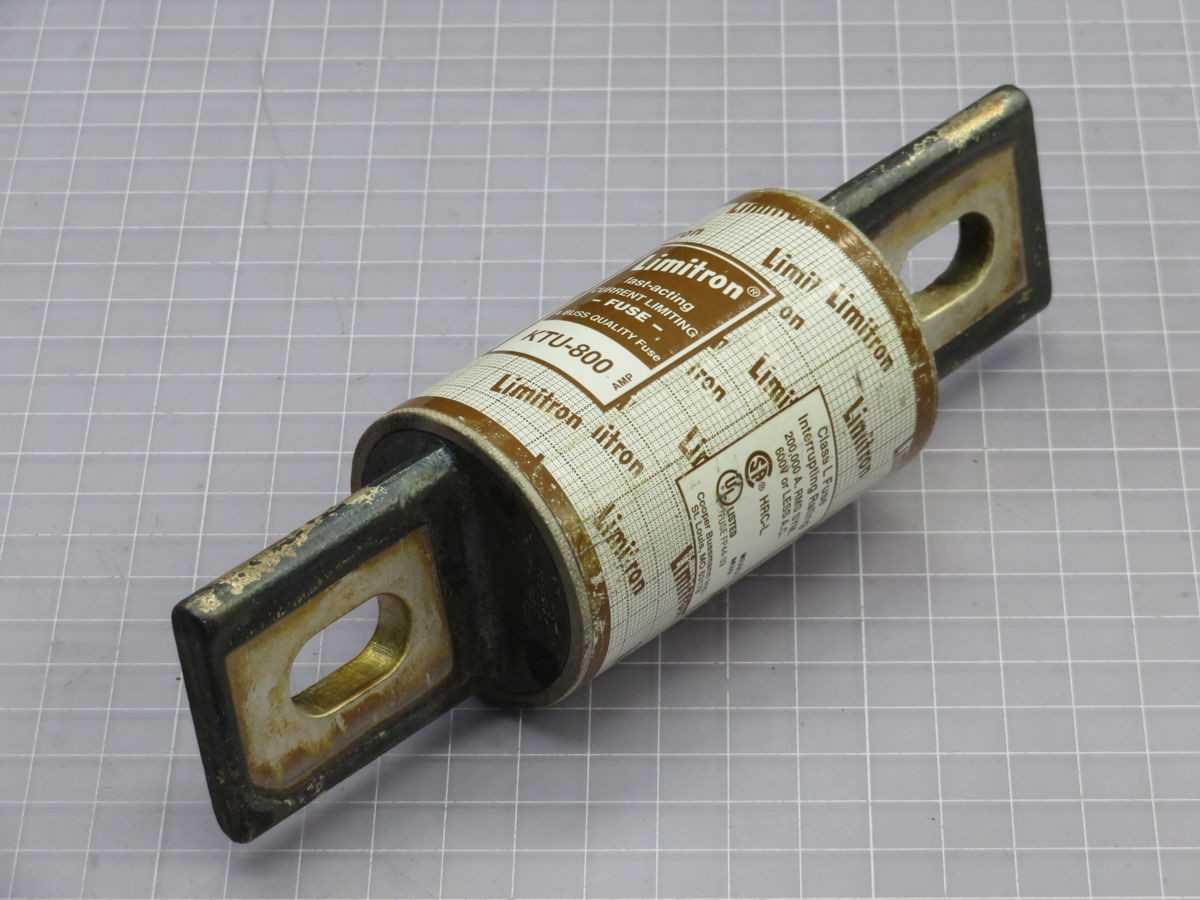LIMITRON KTU-800 FAST-ACTING CURRENT LIMITING FUSE T255790 - FUSES