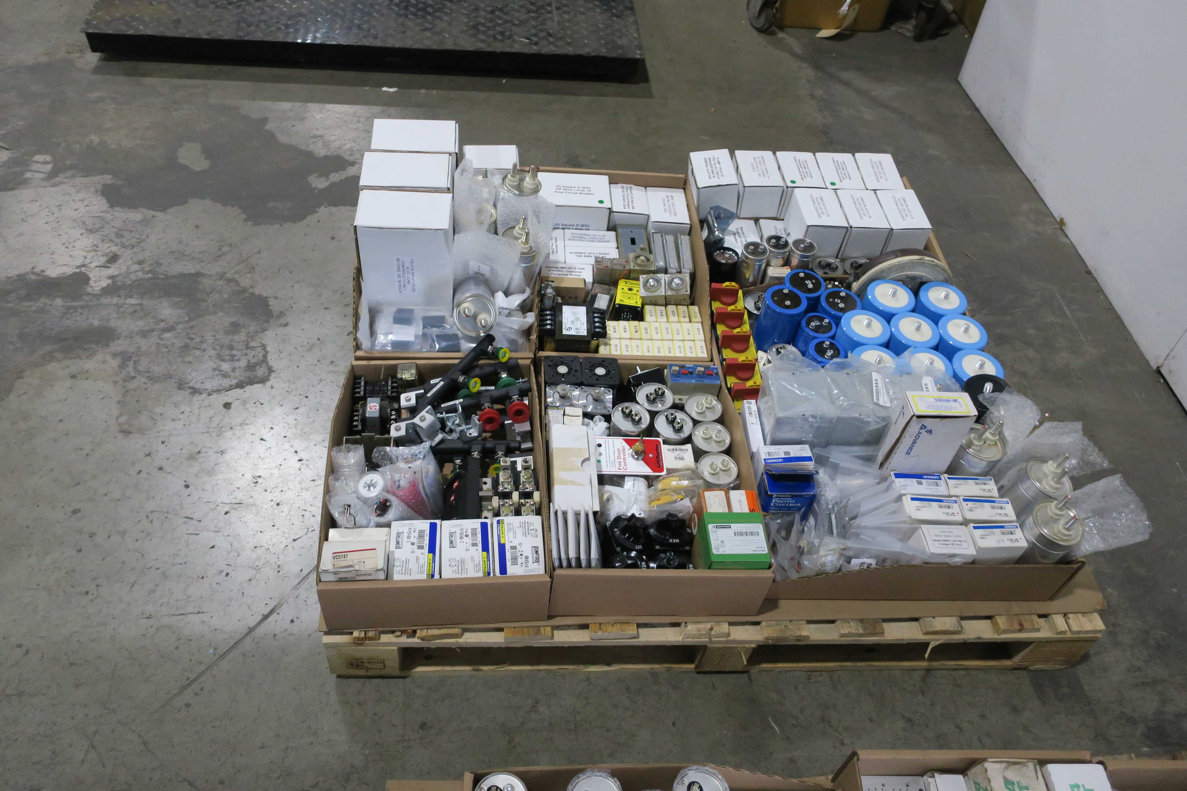SKU 1784097 - 2 PALLETS OF ASSORTED ELECTRICAL COMPONENTS - ELECTRICAL COMPONENTS