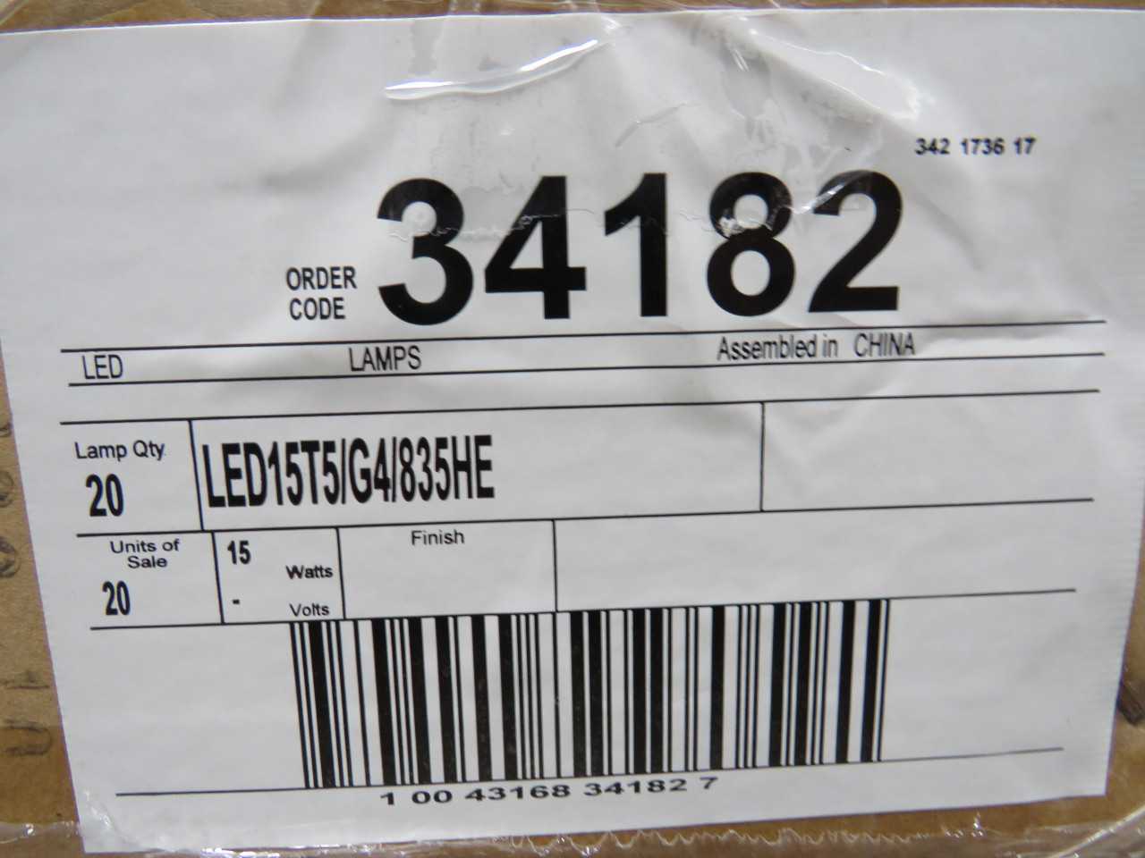 Lot Of 560 GE 34182 15W LED T5 Straight Tube 46In Mini Bi-Pin G5 - LIGHTING