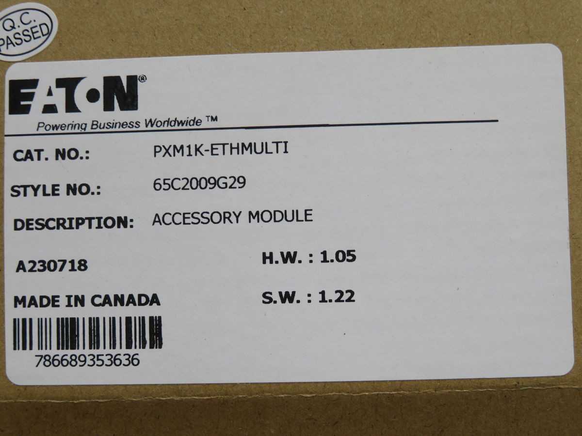 EATON PXM1K-ΕΤΗMULTI ACCESSORY MODULE T252185 - CONTROL CABINETS