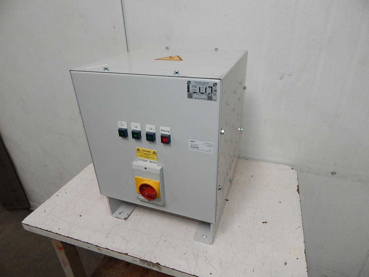 MICHAEL RIEDEL DRUE 3000 TRANSFORMER 3.0 KVA,98 PRI 3 X 460 V, 4.0 A, SEK 3X 230 V, 7.53 A. M4237 - POWER TRANSFORMERS
